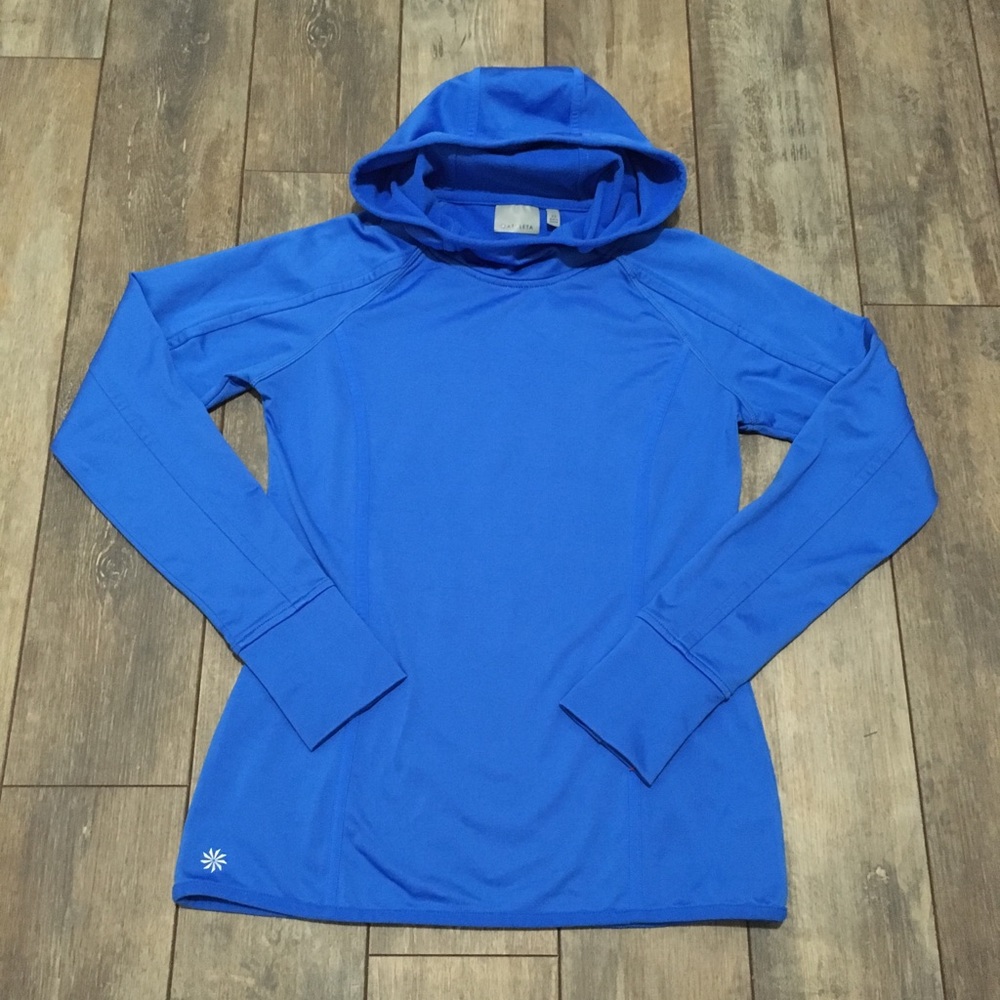 Athleta Blue Tech Fleece XS